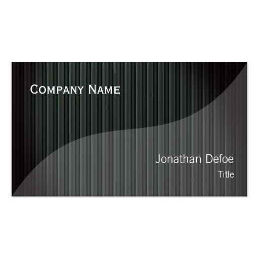 Classy Elegant Professional Business Card (front side)