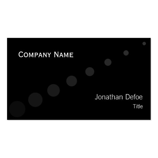 Classy Elegant Professional Business Card (front side)