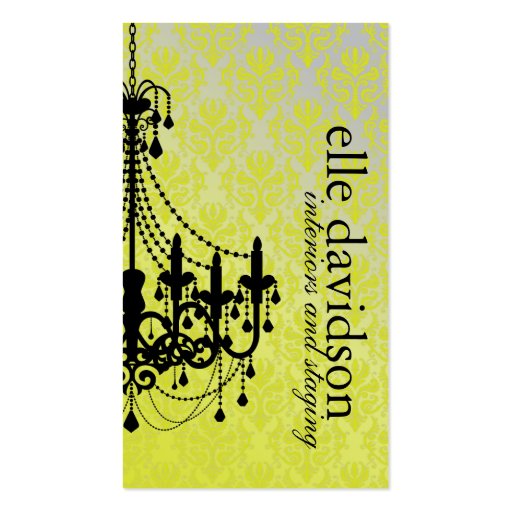 Classy Event Planner Business Card (front side)