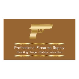 Classy Firearms Business Cards