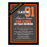 Classy Formal High School Reunion Invitation