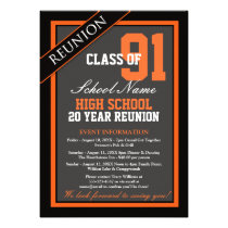 Classy Formal High School Reunion invitations