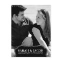 Classy Framed Photo Save the Date Post Card postcard