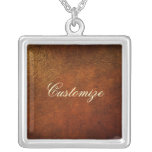 Classy Genuine Leather Designer Pendant Necklace