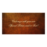 Classy Genuine Leather Designer  Photo Card