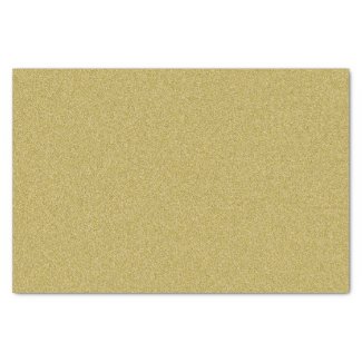 Classy Gold Glitter 10" X 15" Tissue Paper