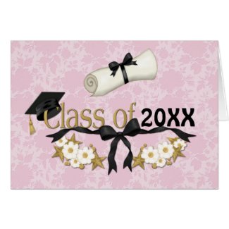 Classy Grad 2012 zazzle_card