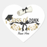 Classy Graduate 2013 - Customize Heart Sticker