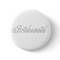 Classy Grays Bridesmaid buttons