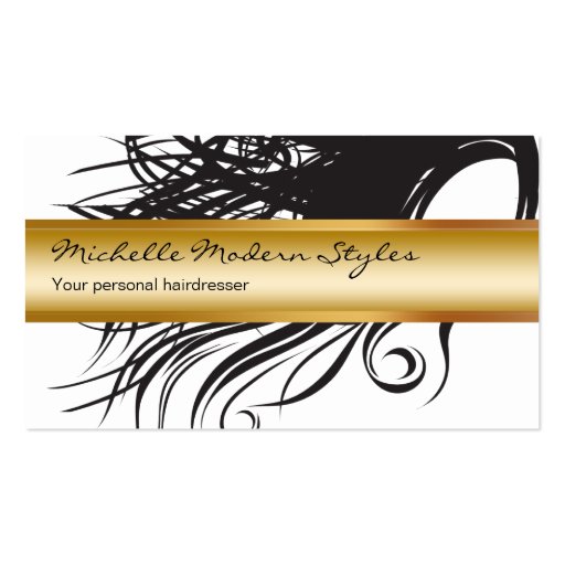 Classy Hair Beauty Business Cards