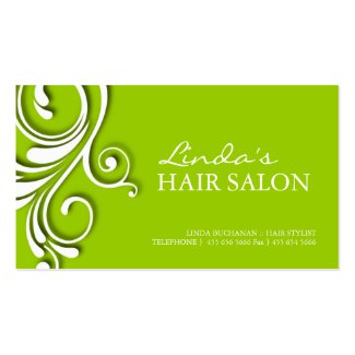 CLASSY HAIR SALON BUSINESS CARD profilecard