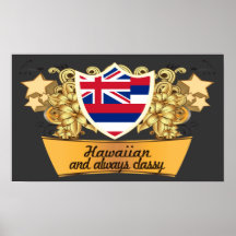 Classy Hawaiian Poster
