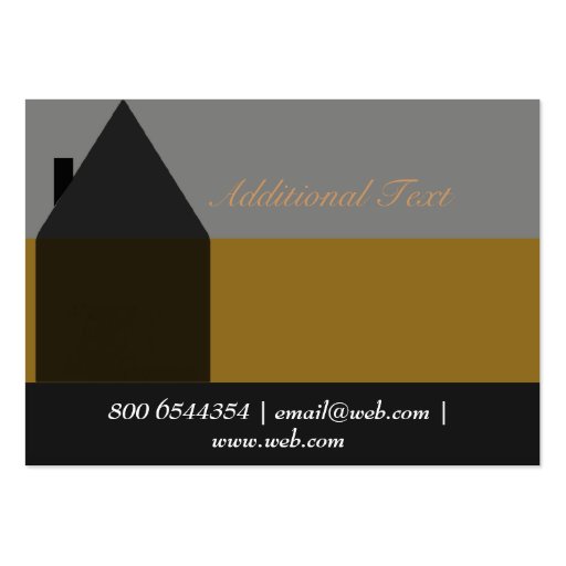 Classy Home Sales Realtor Business Cards (back side)