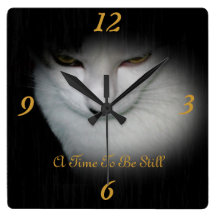 Classy Kitty Wall Clock !