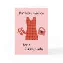 Classy Lady Birthday card by seashell2 Classy Lady Birthday card