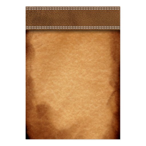 Classy Leather & Paper Earring Display Cards Business Cards (back side)