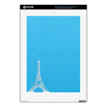 Classy Light Blue with Eiffel Tower Skins For PS3 Console