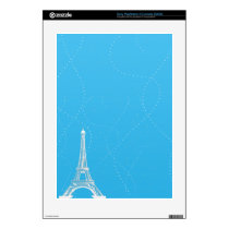 Classy Light Blue with Eiffel Tower skins