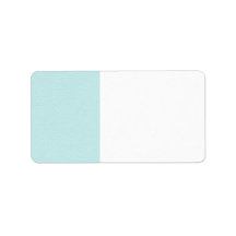 Classy Light Turquoise Printed Pattern. Address Label