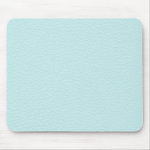 Classy Light Turquoise Printed Pattern. Mouse Pad