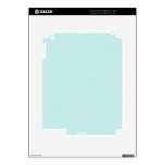 Classy Light Turquoise Printed Pattern. iPad 2 Skin