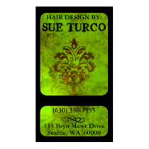 Classy Lime Green Upscale Modern Business Cards business cards