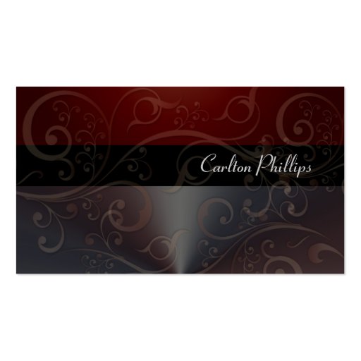 Classy Marketing Consultant business cards (front side)