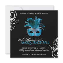 Classy Masquerade Invitation