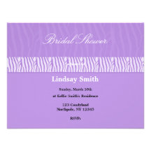 Classy Mauve Bridal Shower Invitation