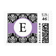 Classy Monogram Wedding Stamp