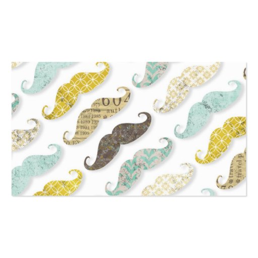 Classy Moustache Business Cards Zazzle