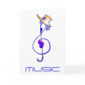 Classy Ms Music Note Card-All Occasion