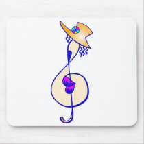 Classy Ms Music Note Mousepad