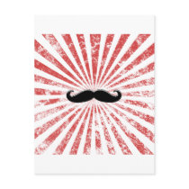 Classy Mustache Postcard