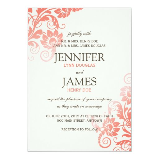 wedding invitation sets zazzle ombre coral wedding invitations zazzle wedding invitation sets zazzle ombre coral wedding invitations zazzle