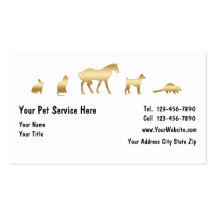 Classy Pet Business Cards