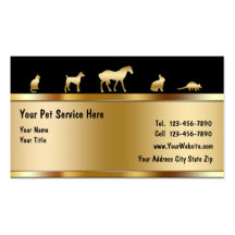 Classy Pet Business Cards