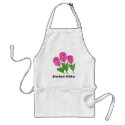 Classy Pink  Rose Design aprons