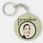Classy President O Keychain