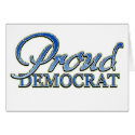 Classy Proud Democrat cards