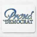 Classy Proud Democrat mousepads