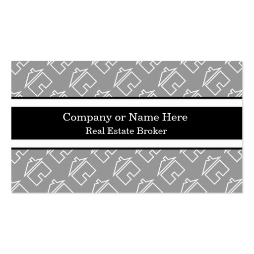 Classy Real Estate Business Cards (front side)