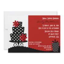 Classy Red & Black Invitation