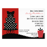 Classy Red & Black Invitation
