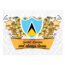Classy Saint Lucian Post Cards