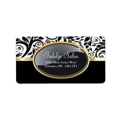 Classy Salon and Spa Address Labels