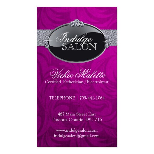 Classy Salon and Spa Business Cards