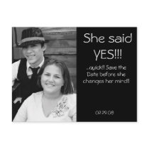 Classy save the date postcards by glenndau Classy save the date postcards