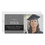 Classy School Graduation Photo Announcement Cards Picture Card