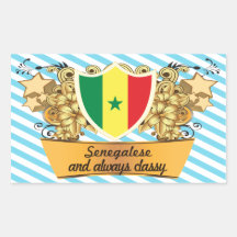 Classy Senegalese Stickers